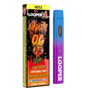 Looper XL Hardcore OG 3g Live Resin Disposable Vape